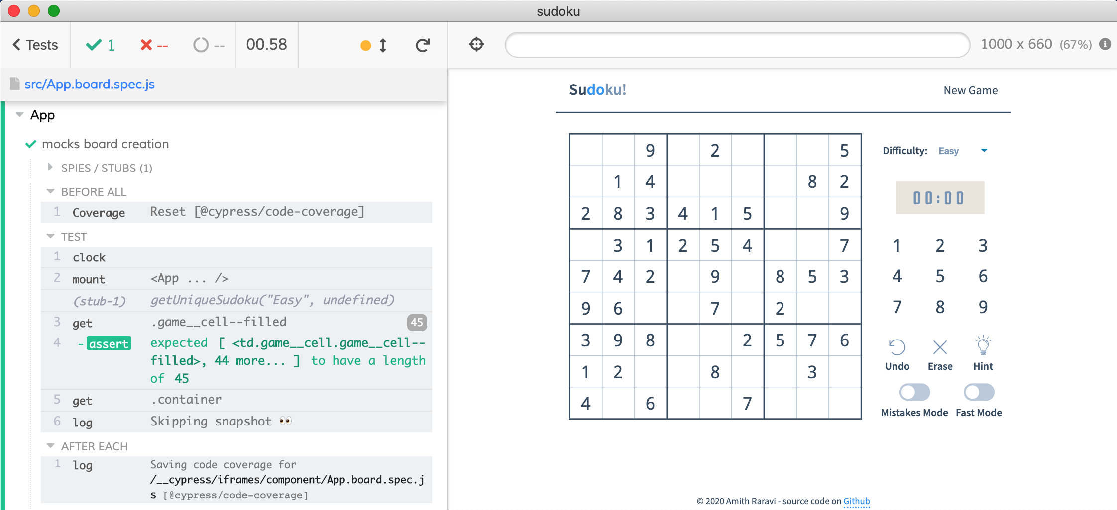 Mocked board creation produces the same Sudoku game