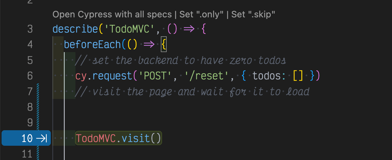 Custom page visit command that implements the correct load check