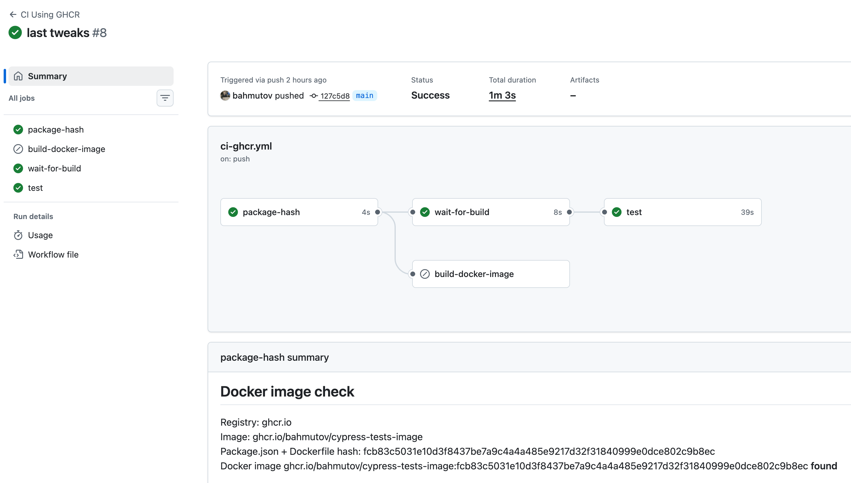 Docker image via GitHub container registry