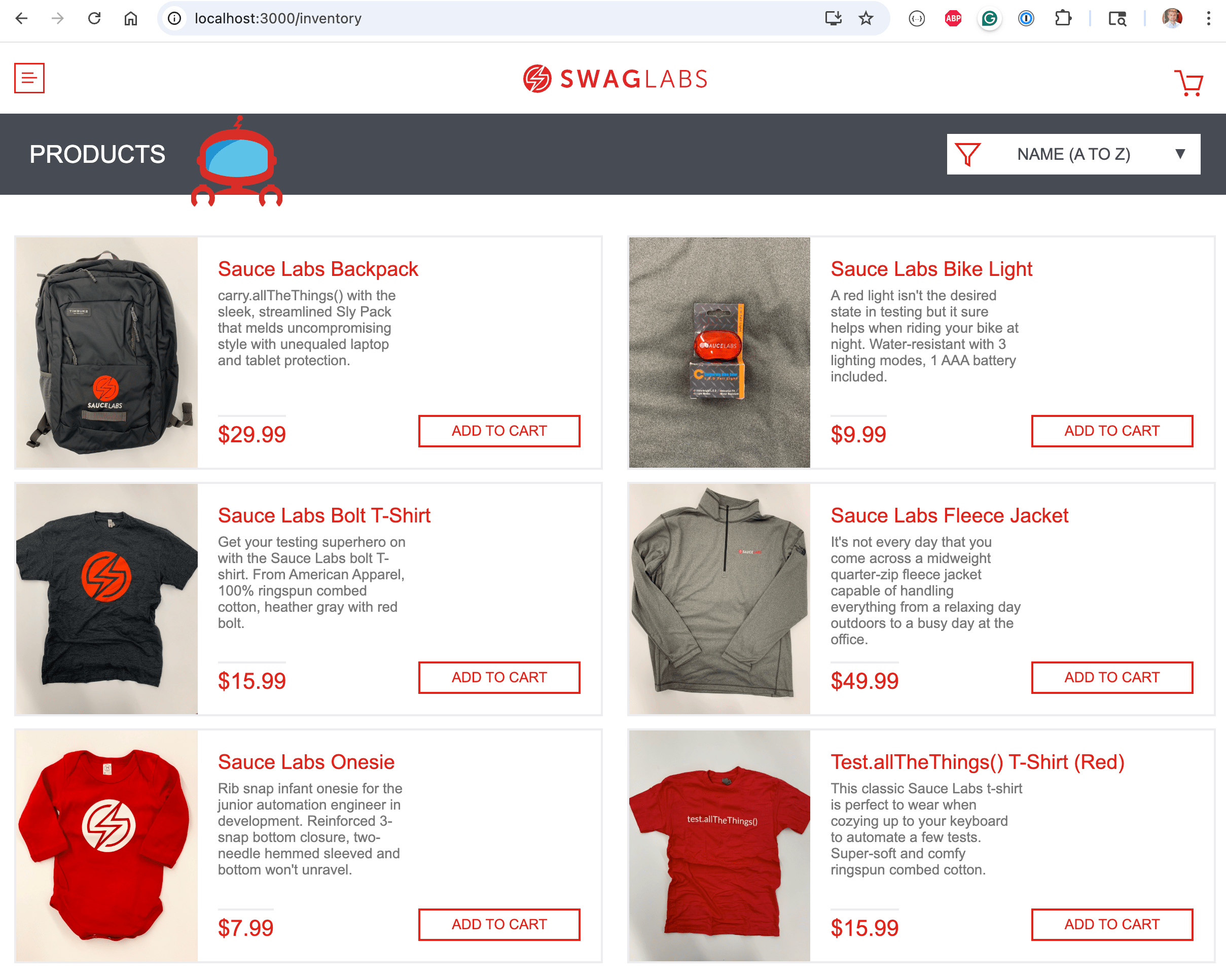 Swag Store App