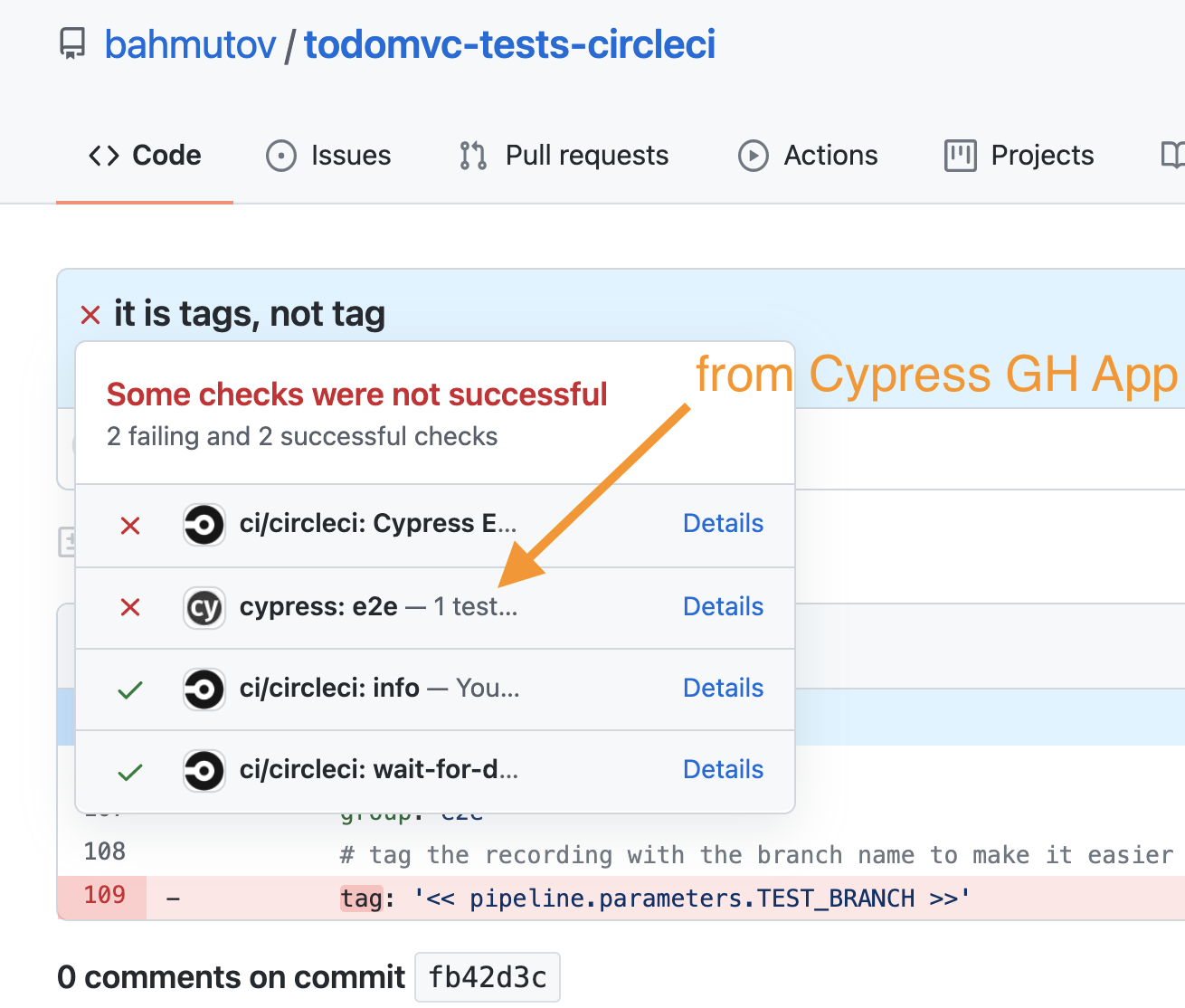 Highlight your project's test status with Cypress README badges