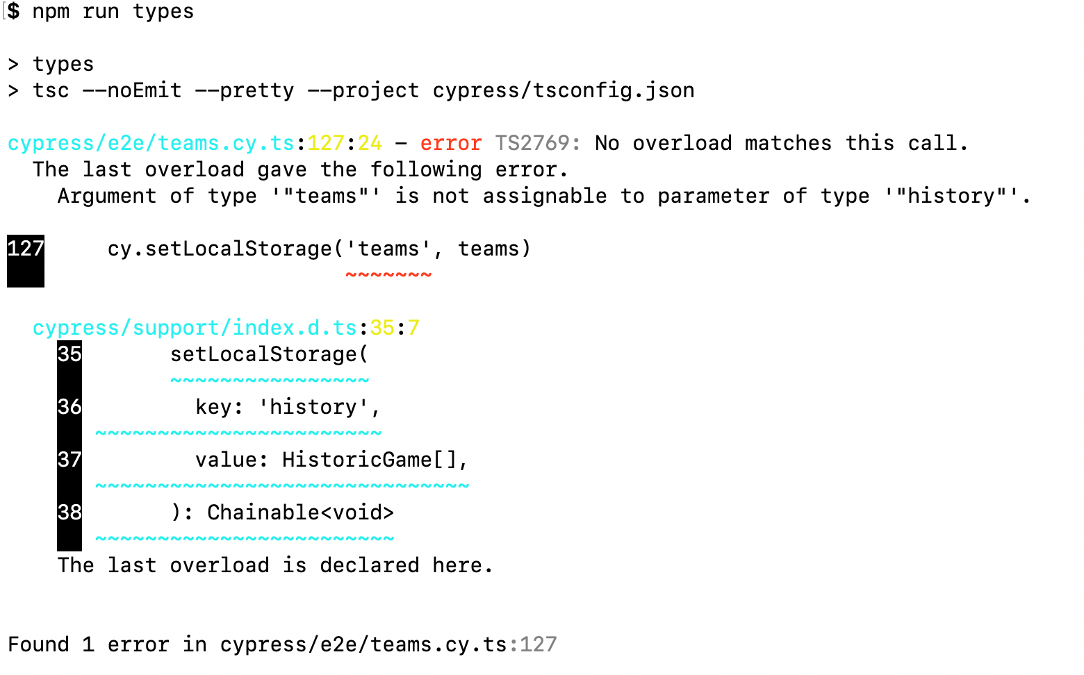 TypeScript catches invalid JSON object the test tries to set