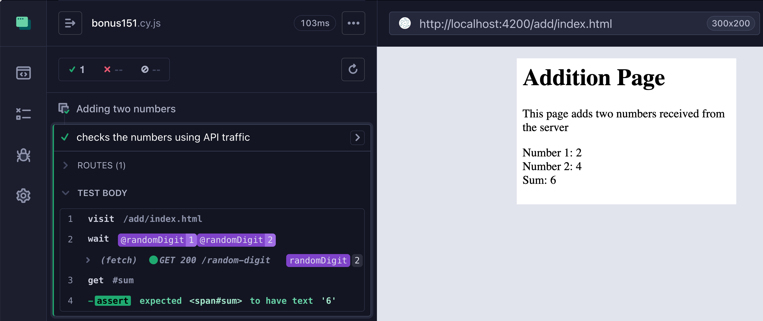 Solution 2: spy on the network calls