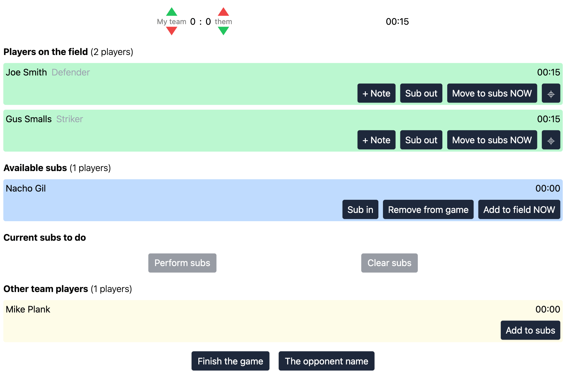 Track player game time and stats